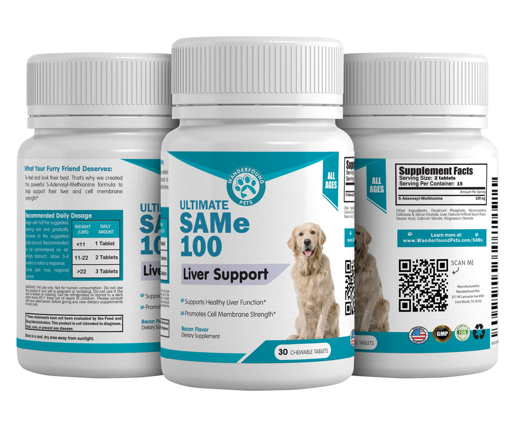 Milk Thistle & SAMe100 for Dogs V108298