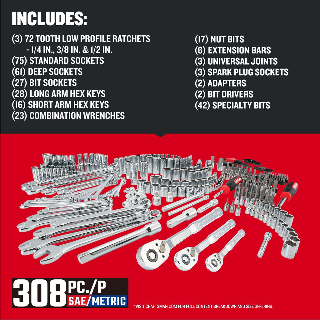 308 Piece Mechanics Tool Set H470