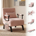 Pink Folding Sleeper Chair Bed C35549