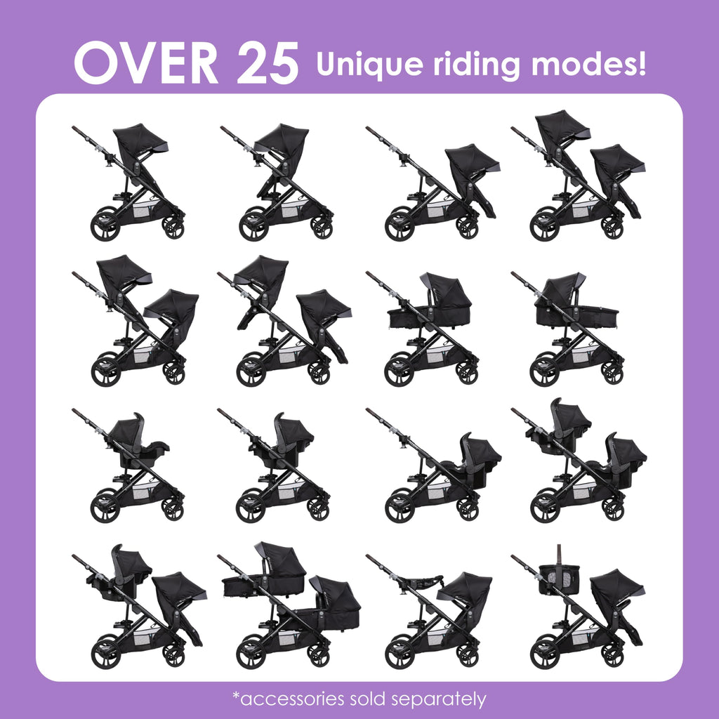 Single to Double Modular Stroller K4512