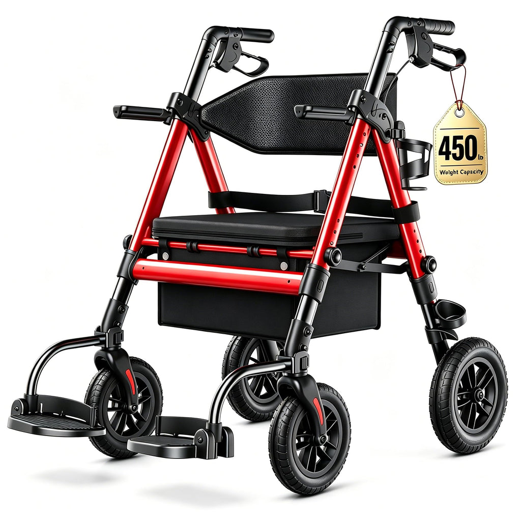 2-in-1 Rollator Wheelchair Combo L24934