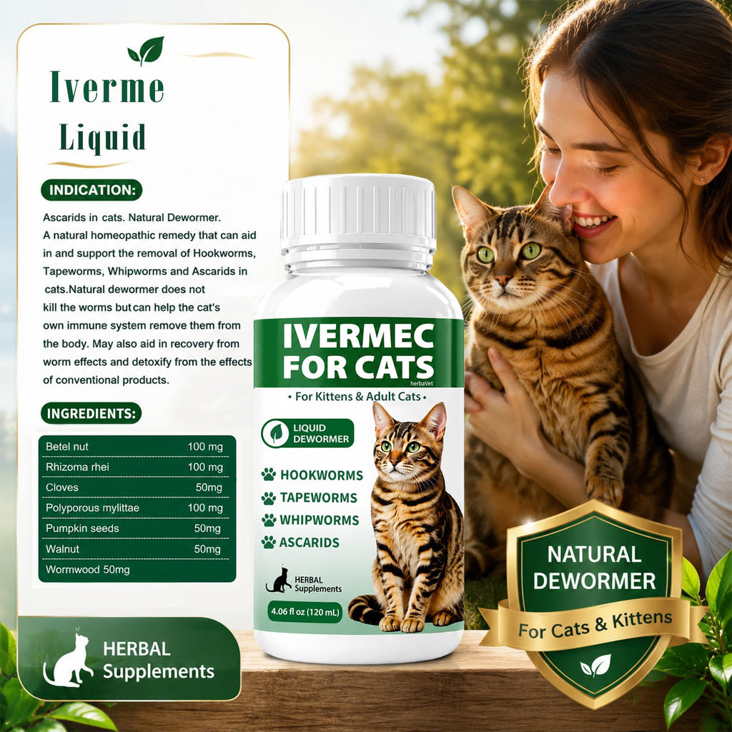 Cat Dewormer Liquid for Cats & Kittens S88013