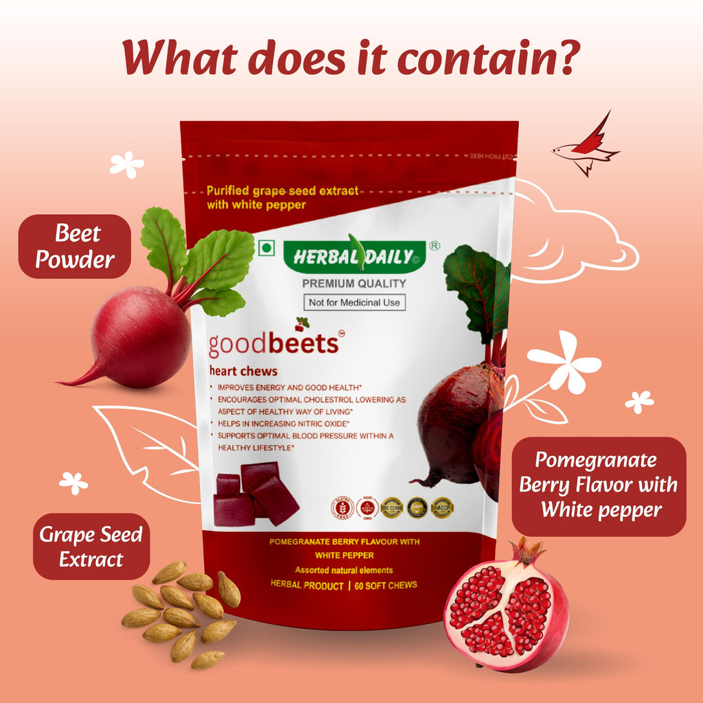 Non-GMO Grape Seed Extract & Beet Powder Soft Chews C136668