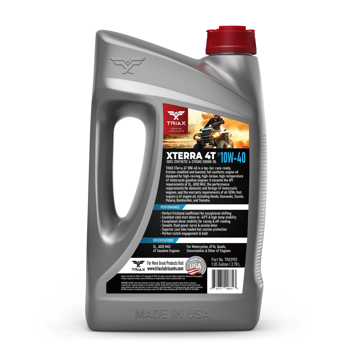 10W-40 Full Synthetic 4 Stroke Engine Oil 1 Gallon S23972