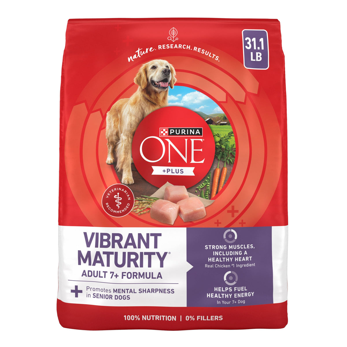 Senior Dry Dog Food 31.1 lb Bag U30217