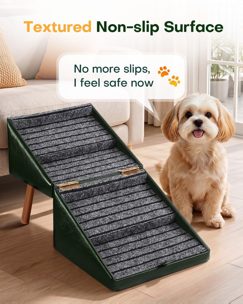 Foldable Dog Stairs and Ottoman K455701