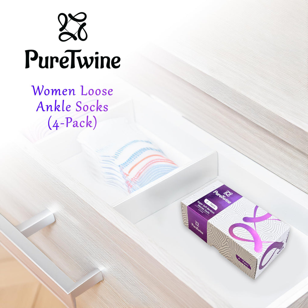Bamboo Viscose Non Binding Ankle Socks F73298