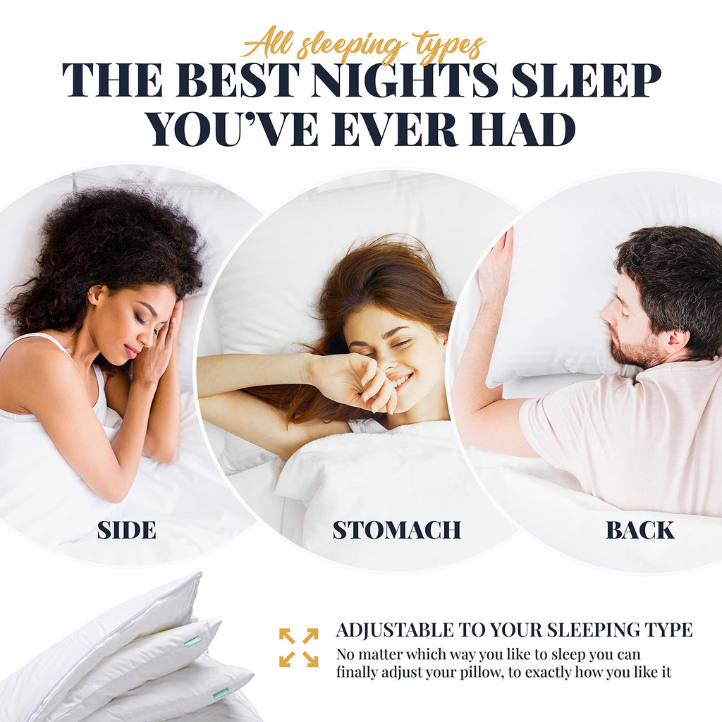 Adjustable Layer Set of 2 Pillows King N34108
