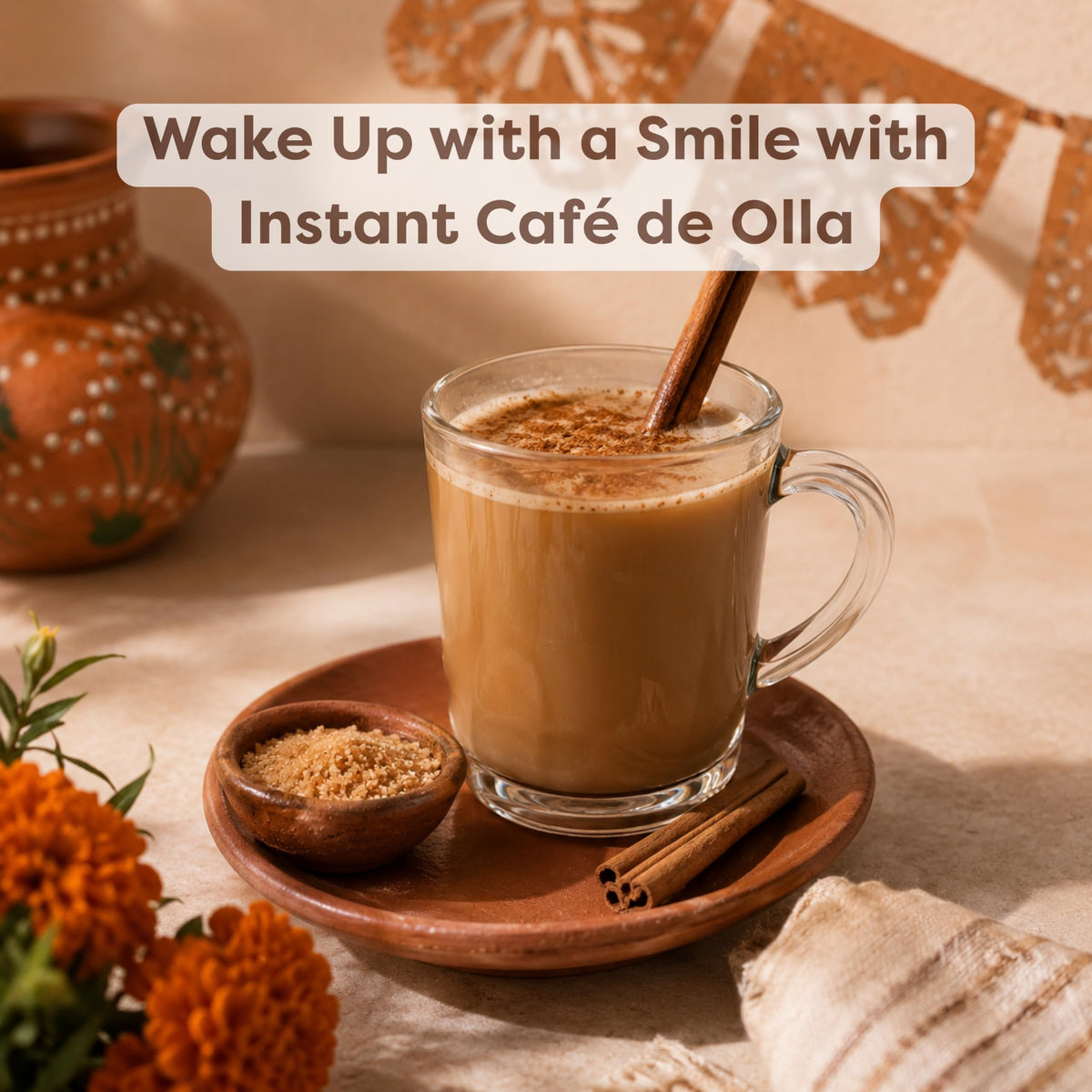 Instant Coffee, Slightly Sweetened, Cinnamon Y469