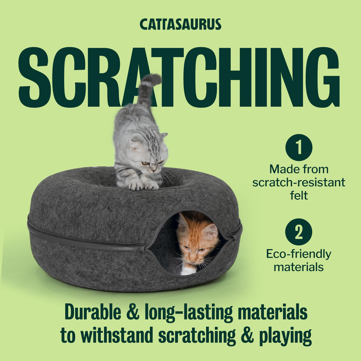 Large Dark Gray Cat Cave Bed F473231