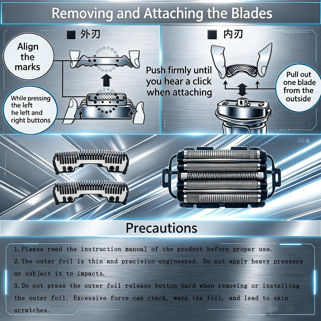 Replacement Blades and Foil N55749