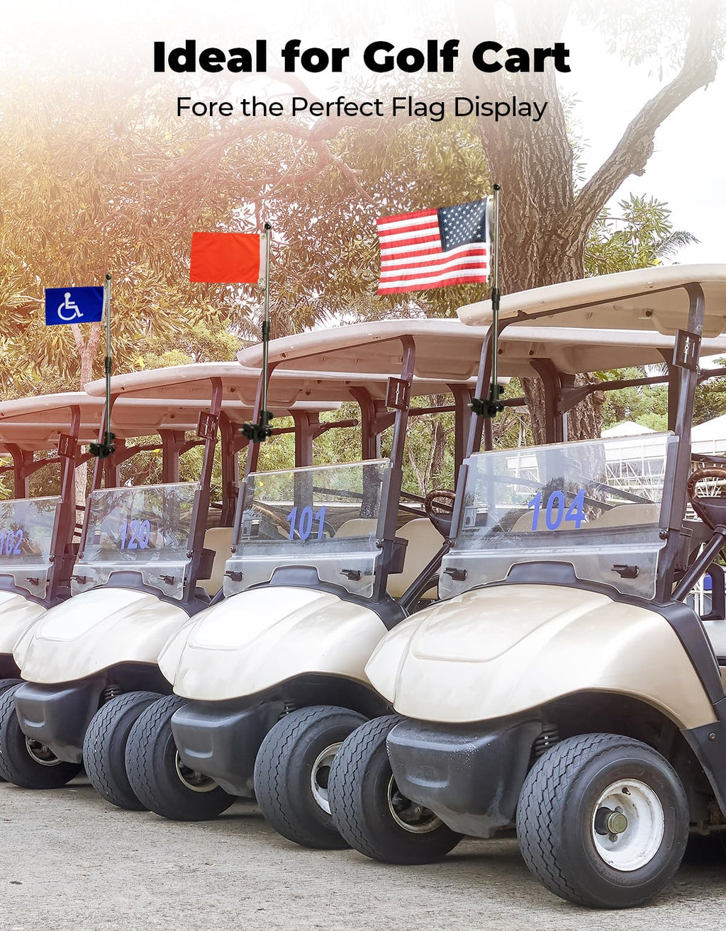 Stainless Steel 360° Rotating Boat Flag Pole Holder R366