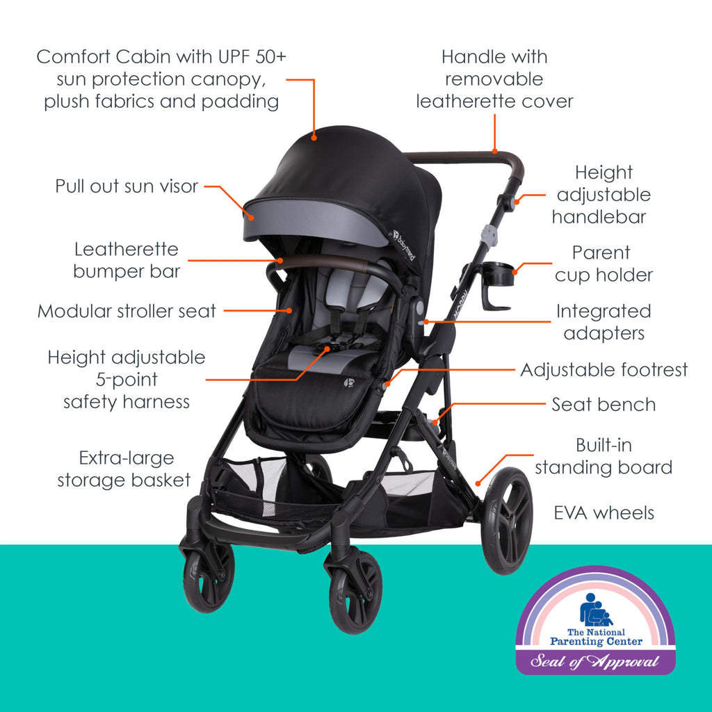 Single to Double Modular Stroller K4512
