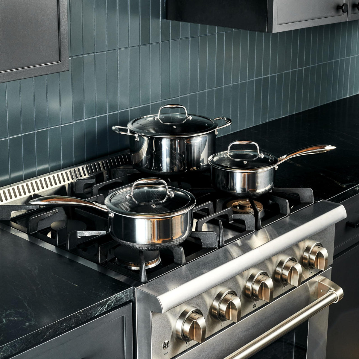 19-Piece Nonstick Cookware Set with Lids M637