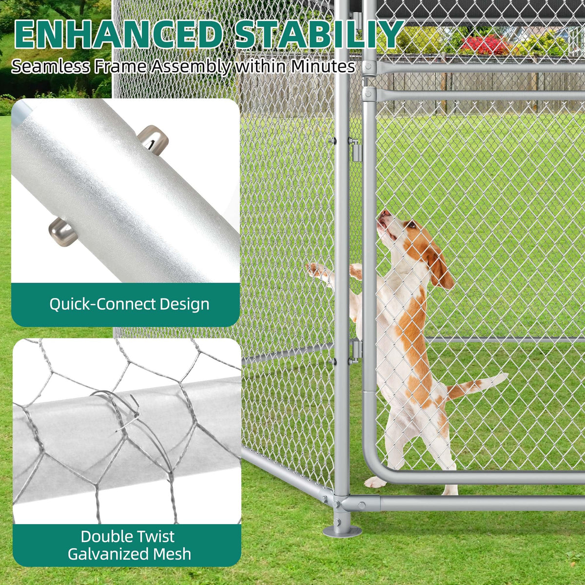 Extra Large Outdoor Dog Kennel E920