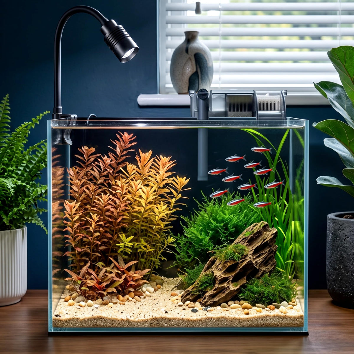 3.3 Gallon Glass Aquarium Kit D2386