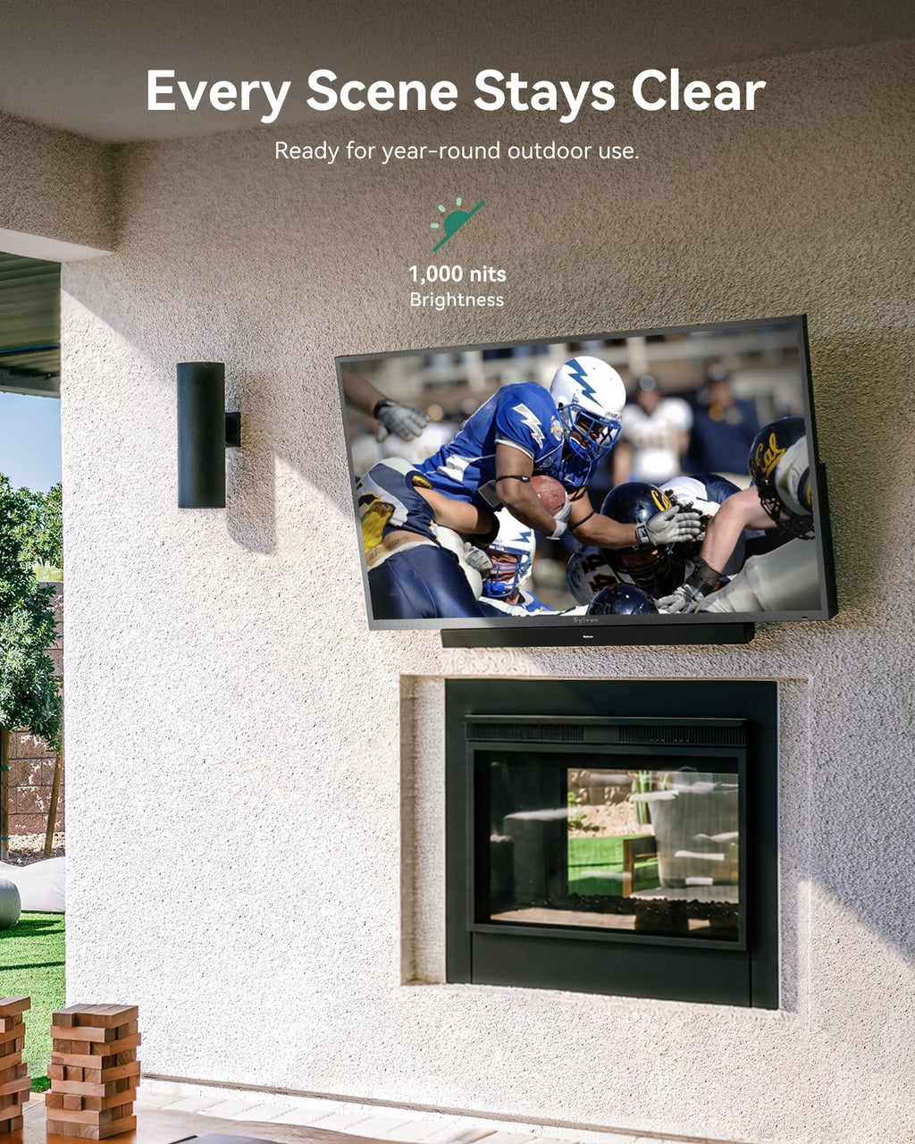 55 inch Smart Waterproof 4K UHD Outdoor TV G317