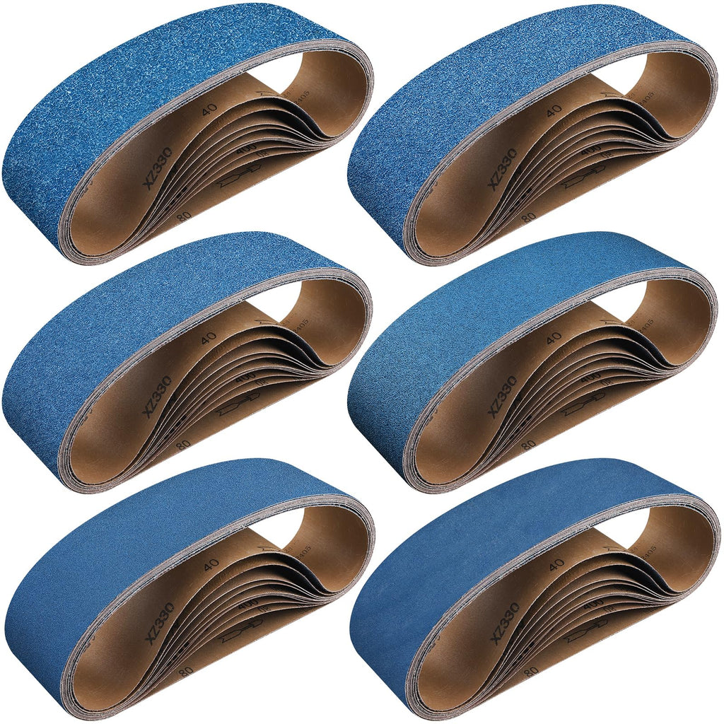 4 x 36 Inch Zirconia Sanding Belts 40-400 Grit U79636