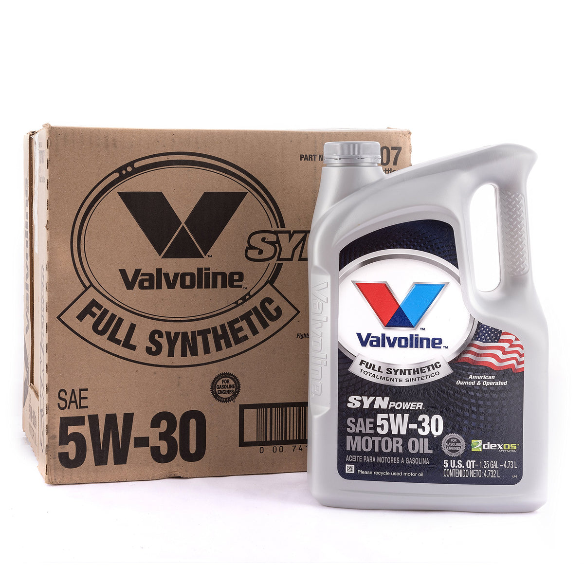 5W-30 Full Synthetic Motor Oil 5qt Case of 3 C20764